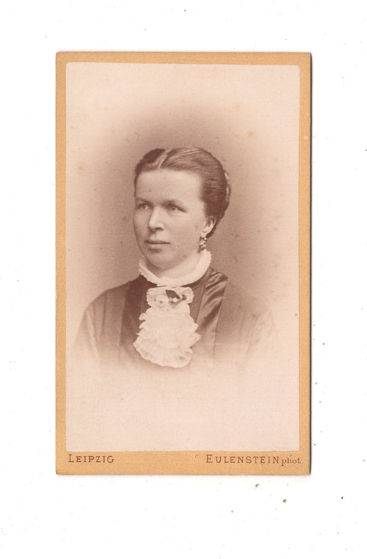 Fotografie Damenportrait - Leipzig 1870er / CDV N1-16