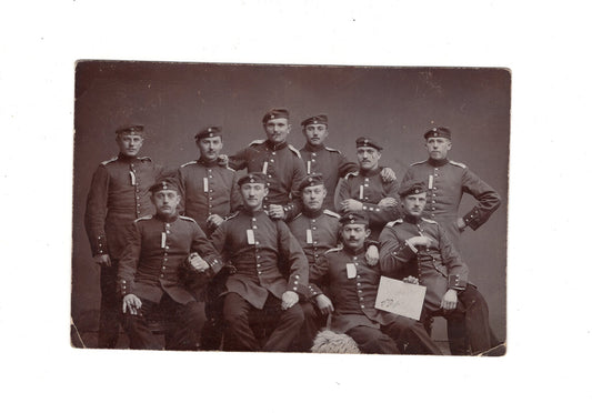 Ansichtskarte Gruppenbild Soldaten - Celle 1913