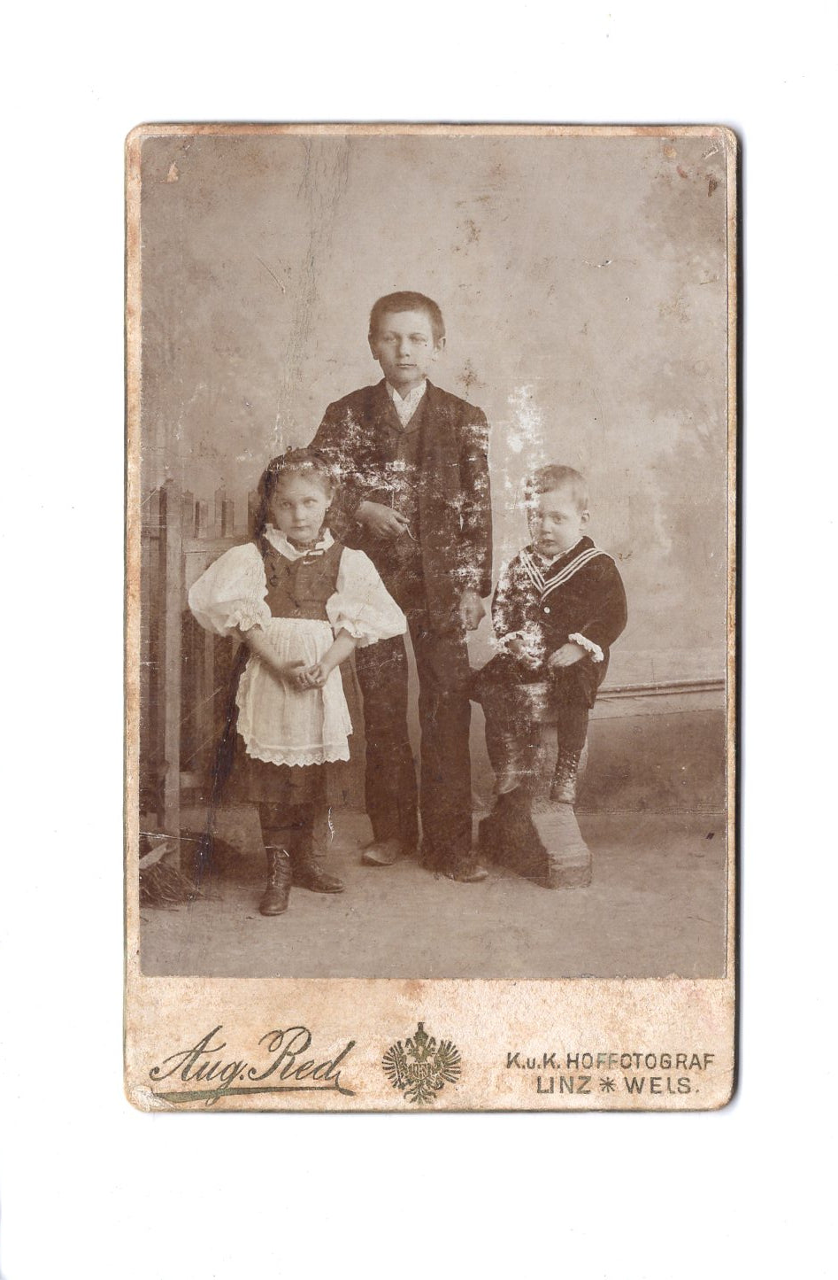 Fotografie Niedliche kleine Kinder - Linz & Wels 1900er