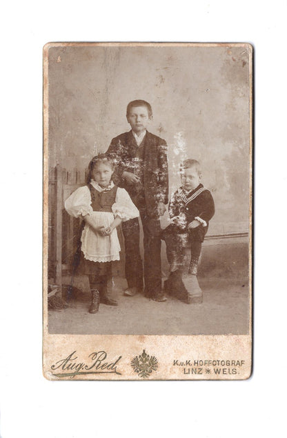 Fotografie Niedliche kleine Kinder - Linz & Wels 1900er