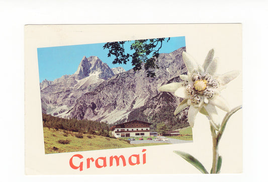 Ansichtskarte Alpengasthof Gramai im Falzthurntal / Tirol / Österreich