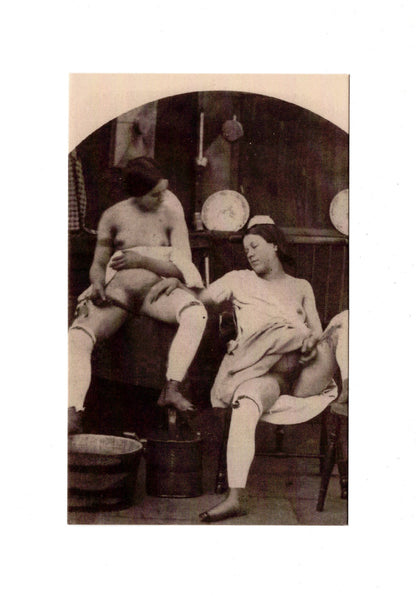 Ansichtskarte Akt / Erotik / Erotische Szene