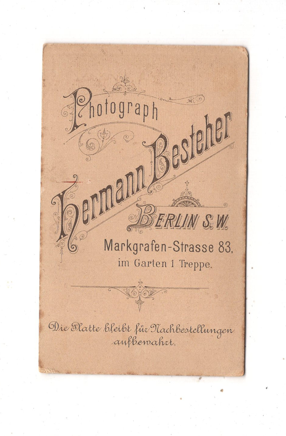 Fotografie Feine Dame - Berlin um 1890