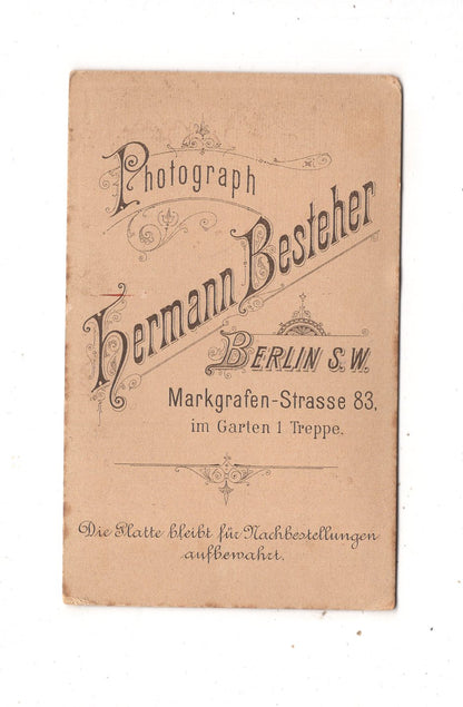 Fotografie Feine Dame - Berlin um 1890