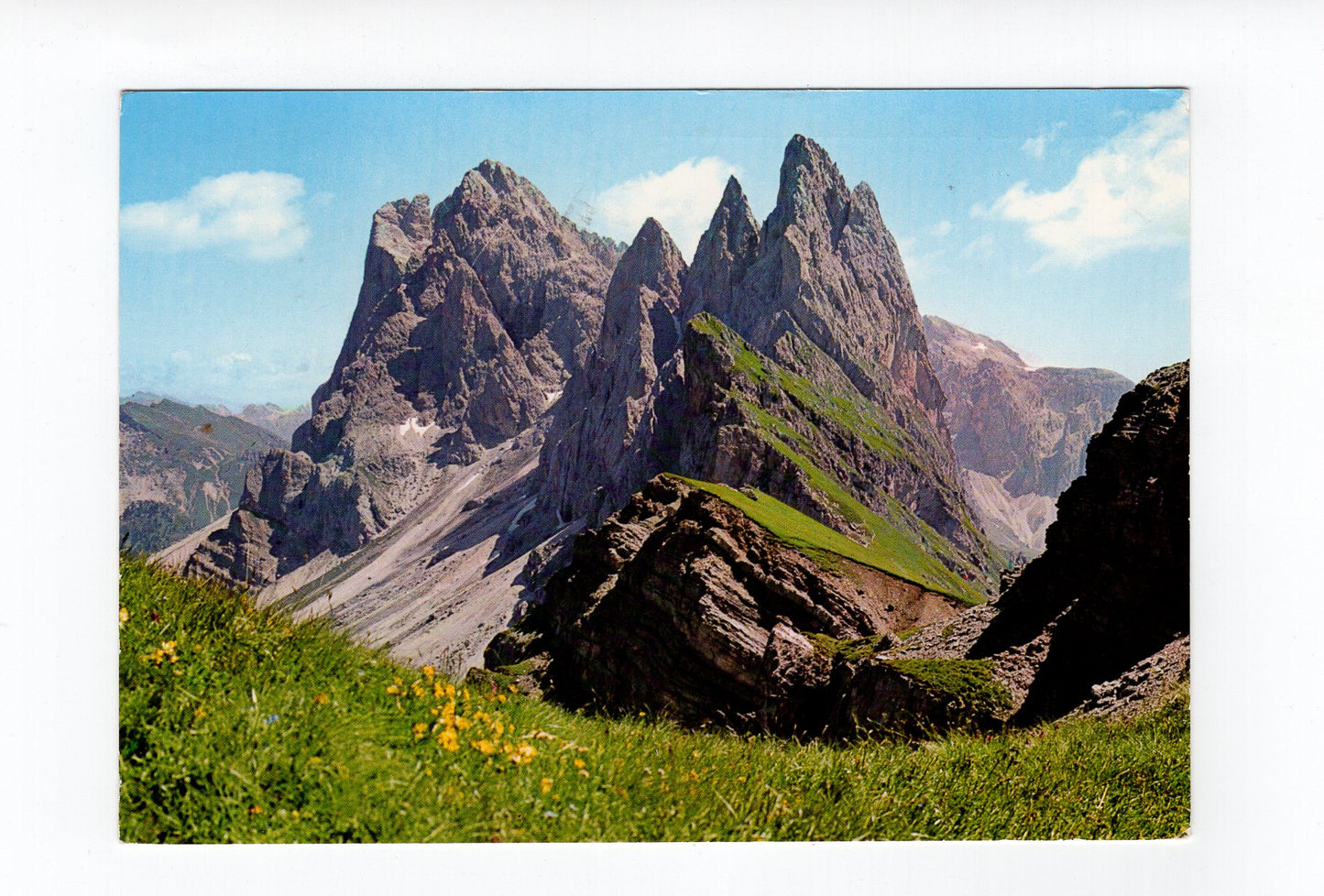 Ansichtskarte Dolomiten / Grödental / Geislergruppe / Südtirol / Italien