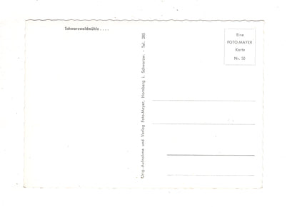 Ansichtskarte Schwarzwald / Schwarzwaldmühle / J1-68