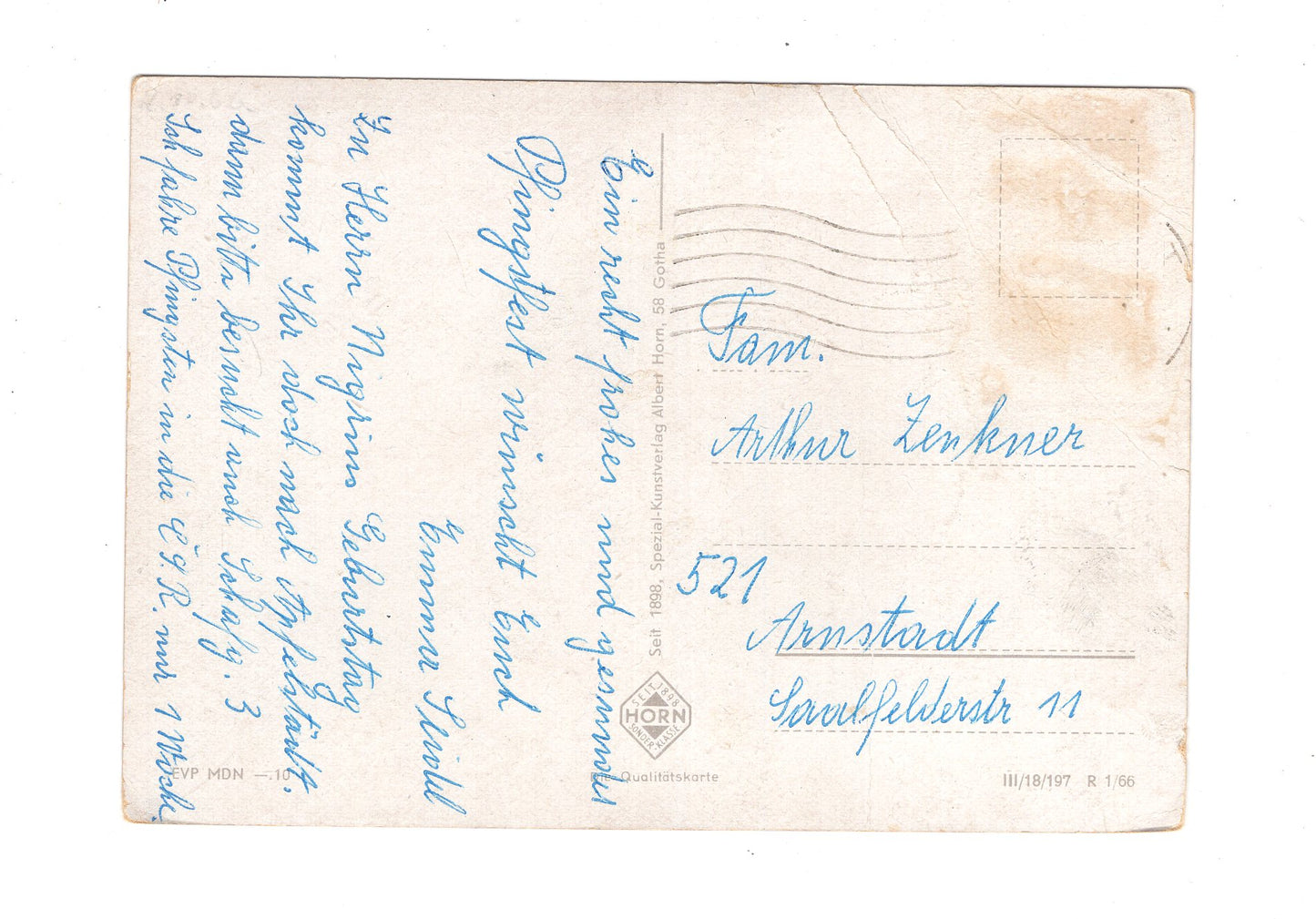 Ansichtskarte Grüße von den Drei Gleichen in Thüringen