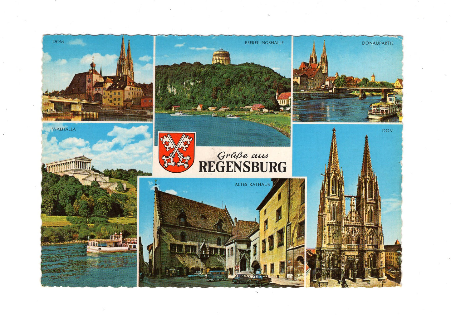 Ansichtskarte Regensburg / Dom / Altes Rathaus +++