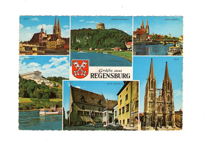 Ansichtskarte Regensburg / Dom / Altes Rathaus +++