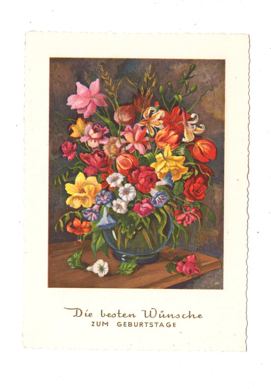 Ansichtskarte Glückwünsche / Glückwunsch zum Geburtstag / L1-59