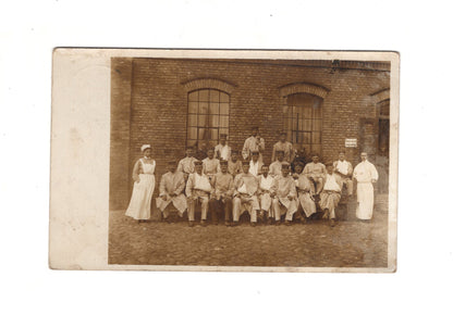 Ansichtskarte / Feldpost / Soldaten im Lazarett - Berlin 1914