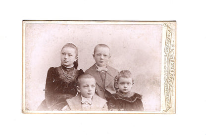 Fotografie Niedliche kleine Kinder - Dresden 1899