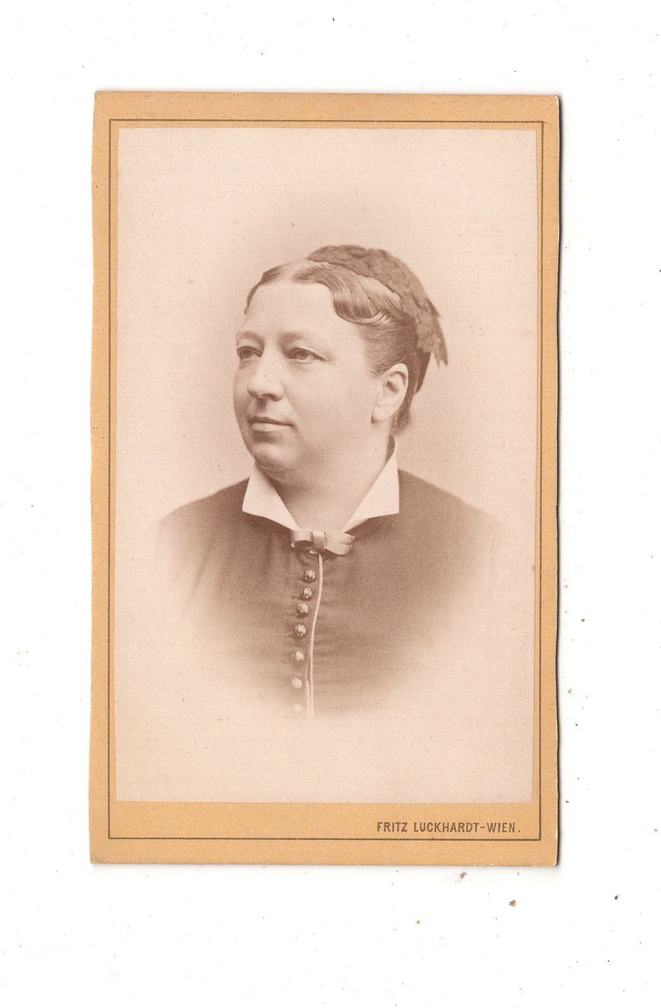 Fotografie Damenportrait - Wien 1870er / CDV N1-16