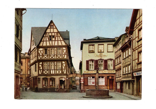 Ansichtskarte Mainz / Der Kirschgarten