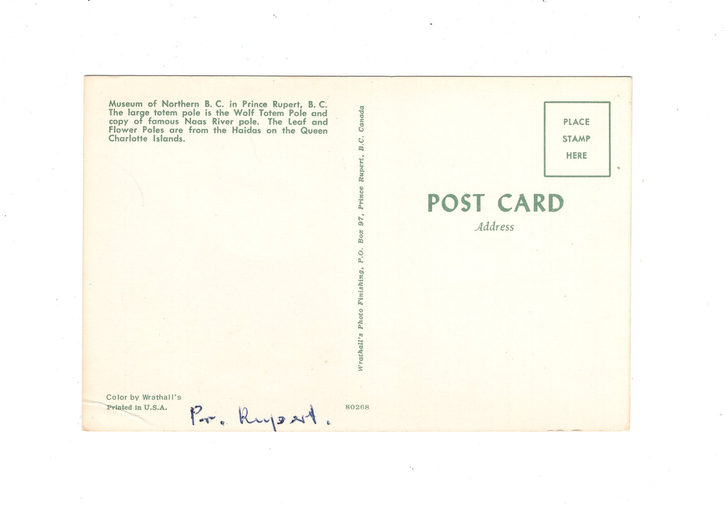 Ansichtskarte Museum of Northern British Columbia / Prince Rupert / Kanada