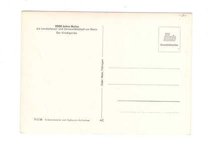 Ansichtskarte Mainz / Der Kirschgarten