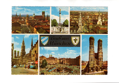 Ansichtskarte München / Frauenkirche / Karlsplatz +++