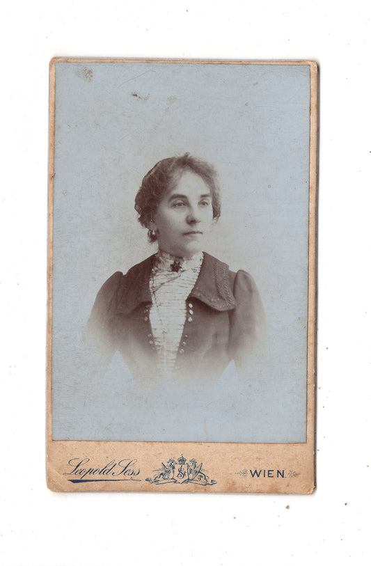 Fotografie Damenportrait - Wien um 1900 / CDV N1-16