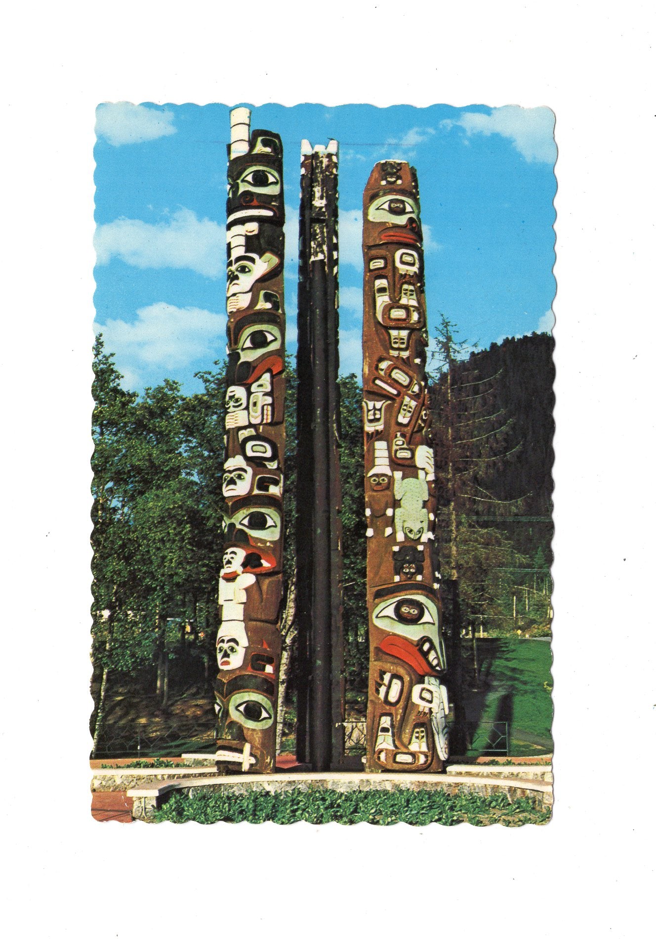 Ansichtskarte Totem Poles / Prince Rupert / British Columbia / Kanada