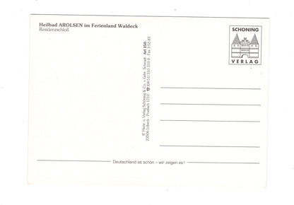 Ansichtskarte Bad Arolsen im Ferienland Waldeck / Residenzschloss