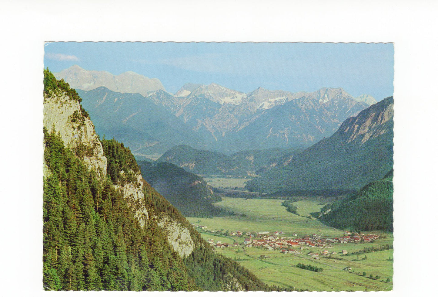 Ansichtskarte Blick vom Falkenstein auf Vils / Tirol / Österreich