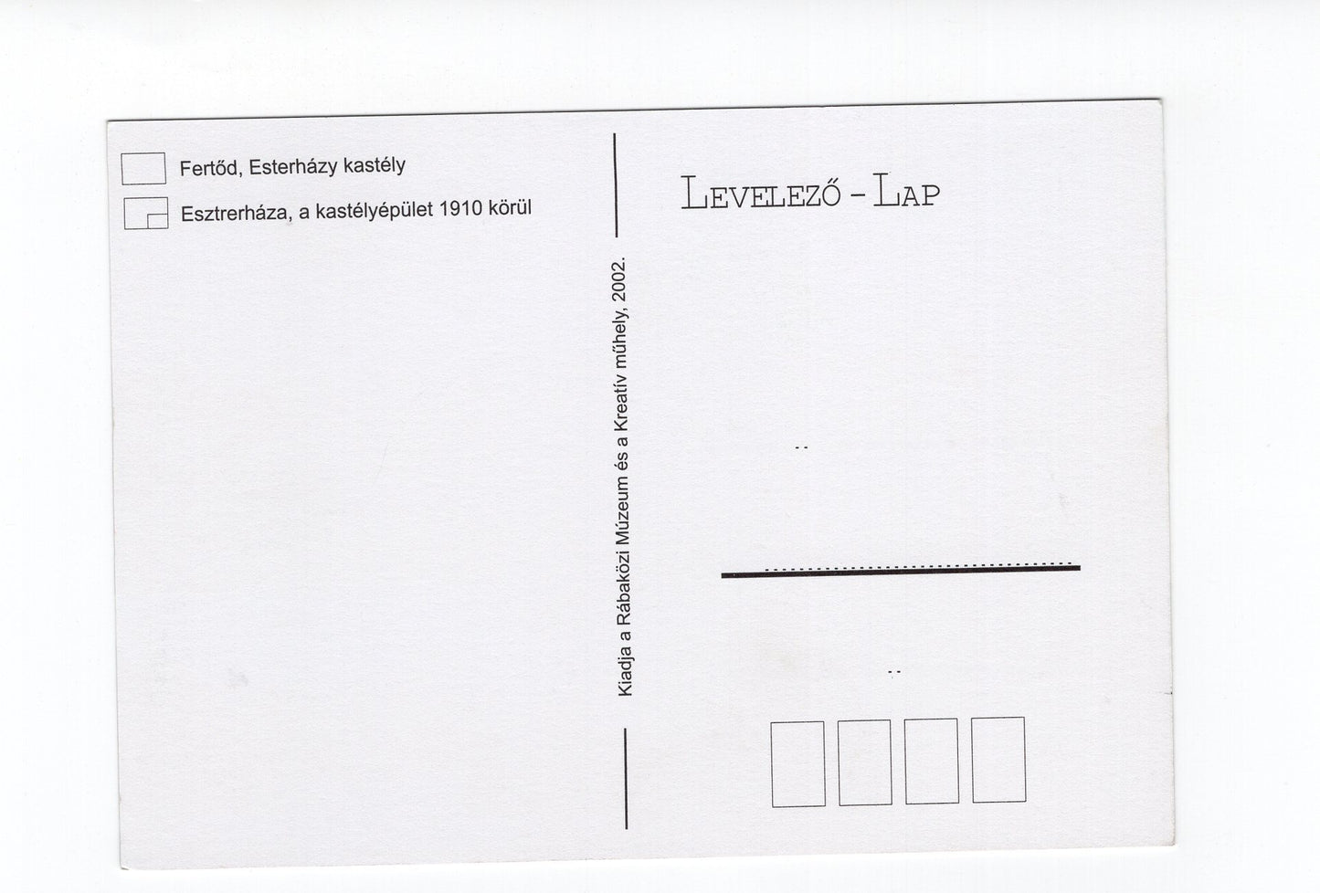 Ansichtskarte Fertöd / Esterhazy kastely / Ungarn