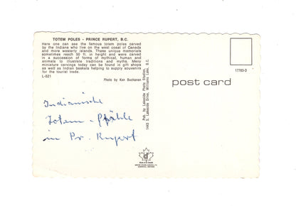 Ansichtskarte Totem Poles / Prince Rupert / British Columbia / Kanada