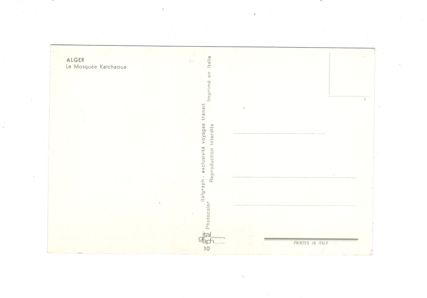 Ansichtskarte Algier / Kelchaoua Moschee / Algerien