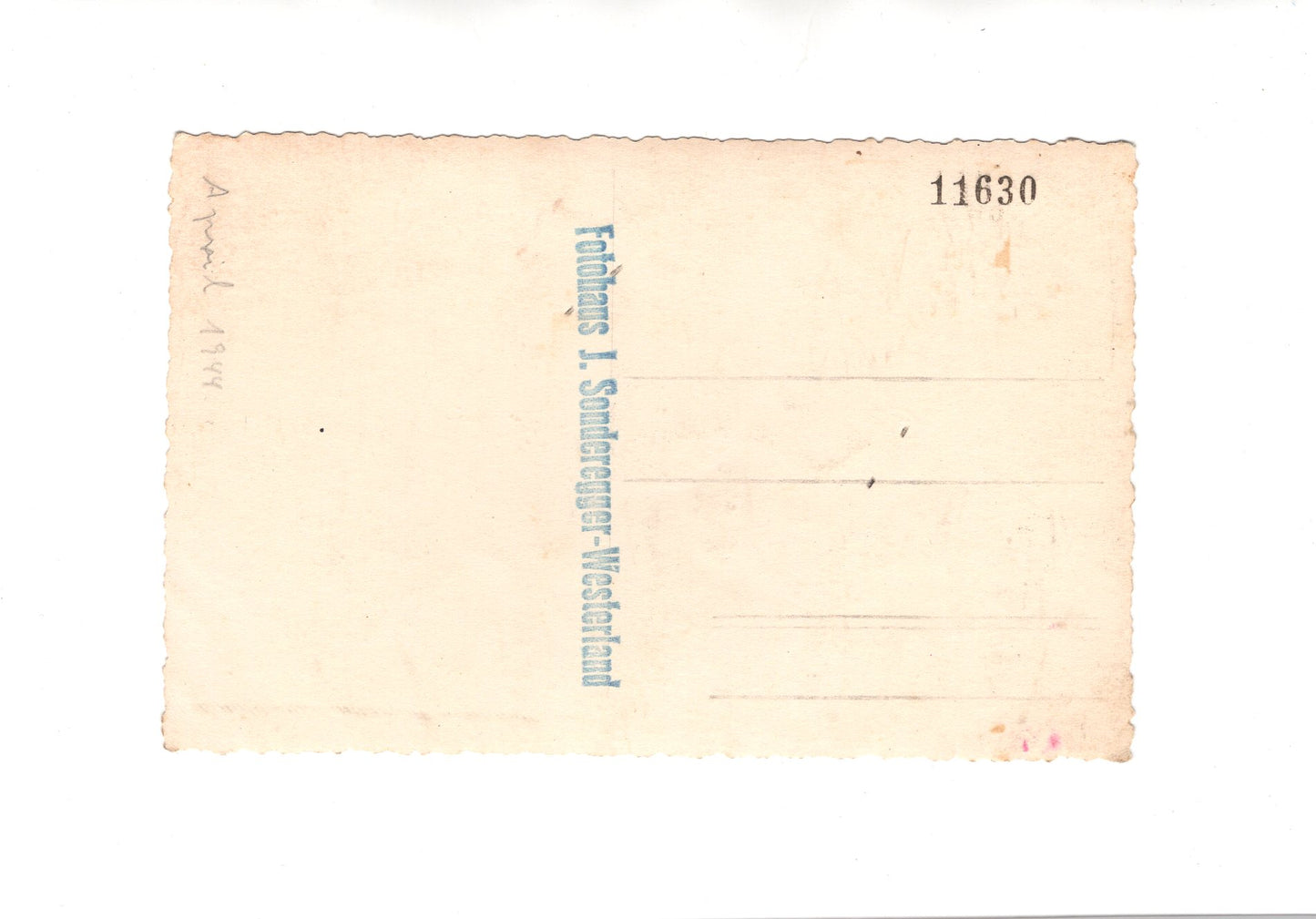 Ansichtskarte Junger Soldat / Hitlerjungend ? - Westerland 1944