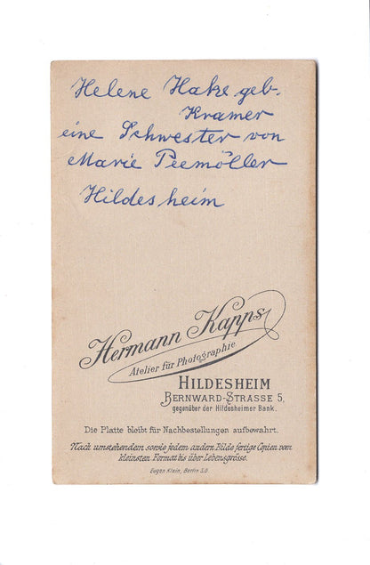 Fotografie Niedliche kleine Kinder / benannt - Hildesheim 1890er