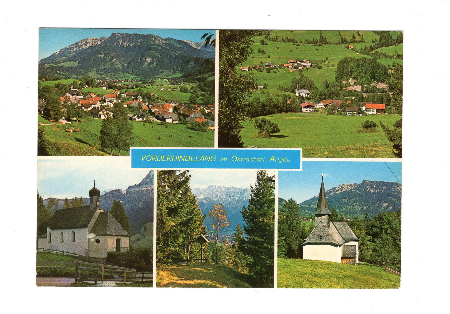 Ansichtskarte Vorderhindelang im Ostrachtal / Allgäu / H1-57