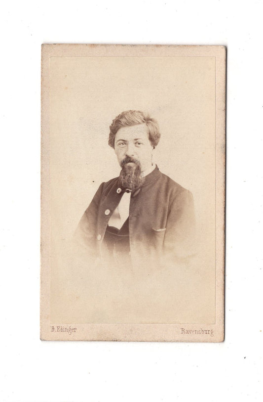 Fotografie Herrenportrait - Ravensburg um 1860 / CDV C1-24