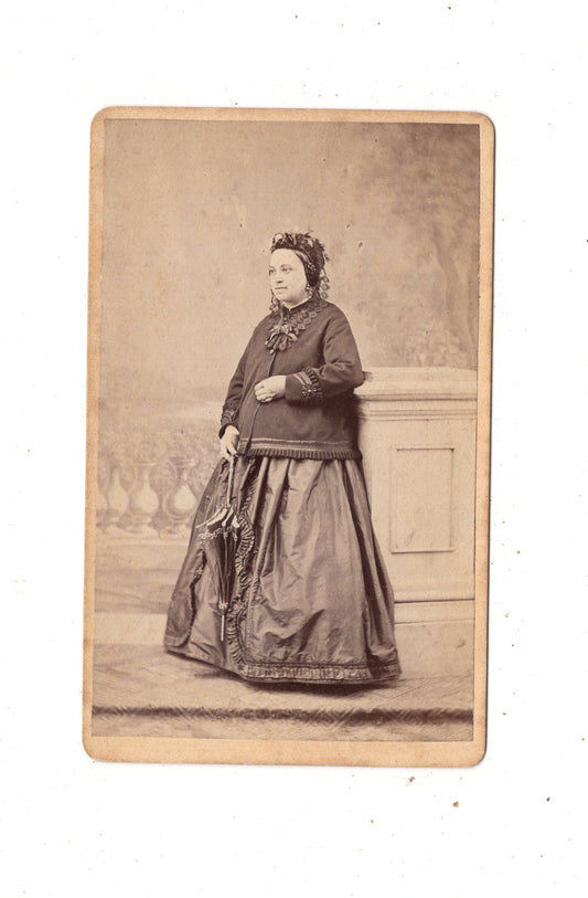 Fotografie Feine Dame - Amberg 1860er