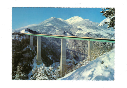 Ansichtskarte Europabrücke / Brennerautobahn bei Schönberg / Österreich