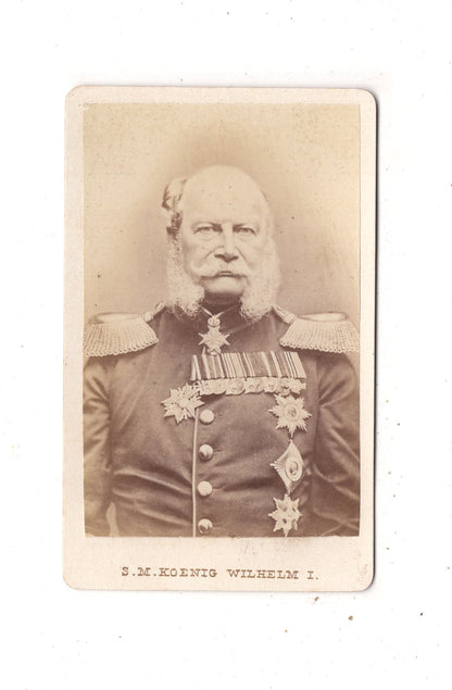 Fotografie König / Kaiser Wilhelm I. - Berlin 1870er
