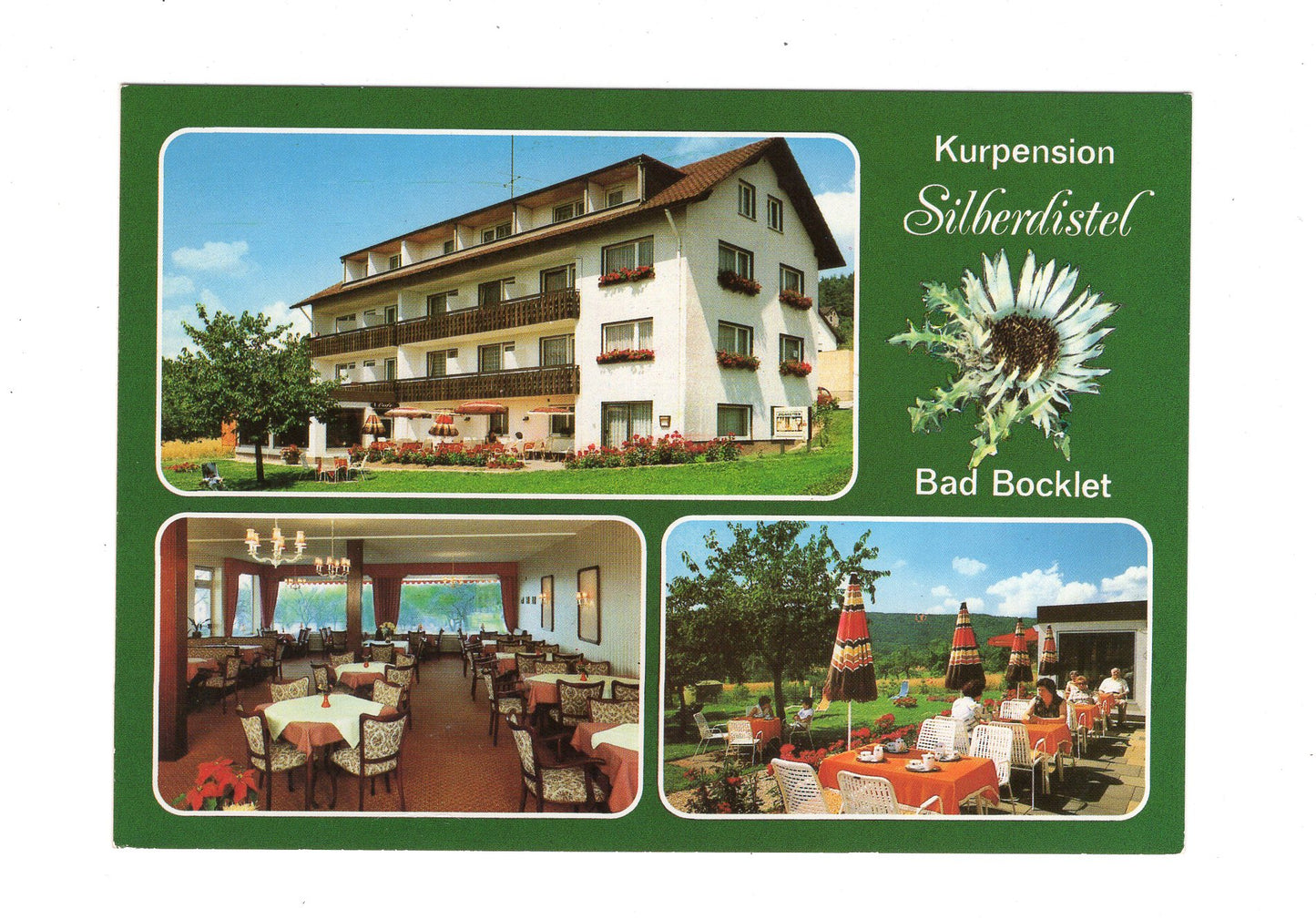 Ansichtskarte Kurpension Silberdistel / Bad Bocklet