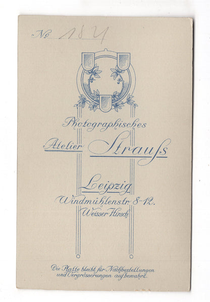 Fotografie Niedliches kleines Mädchen - Leipzig 1900er / CAB U-25
