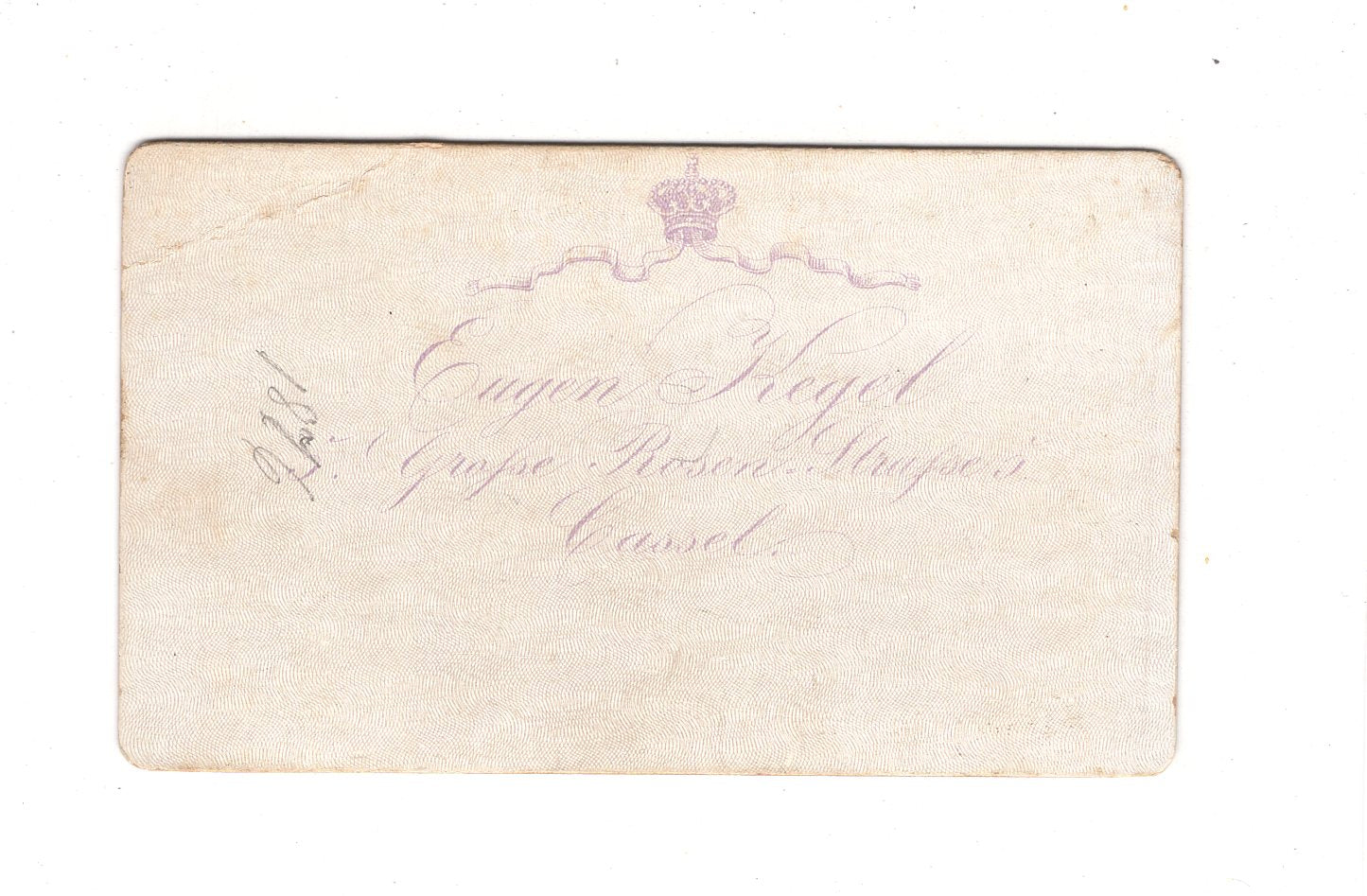 Fotografie Damenportrait - Kassel 1870er / CDV C1-06