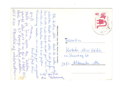 Ansichtskarte Vorderhindelang im Ostrachtal / Allgäu / H1-57