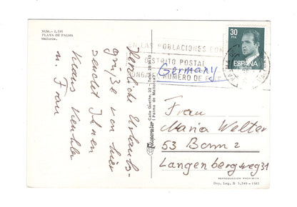 Ansichtskarte Mallorca / Playas de Palma / Spanien