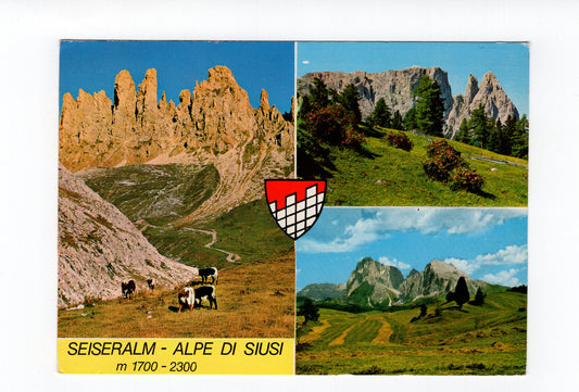 Ansichtskarte Dolomiten / Seiseralm / Südtirol / Italien