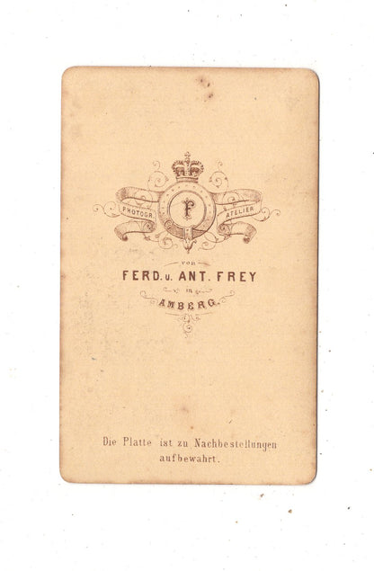 Fotografie Feine Dame - Amberg 1860er