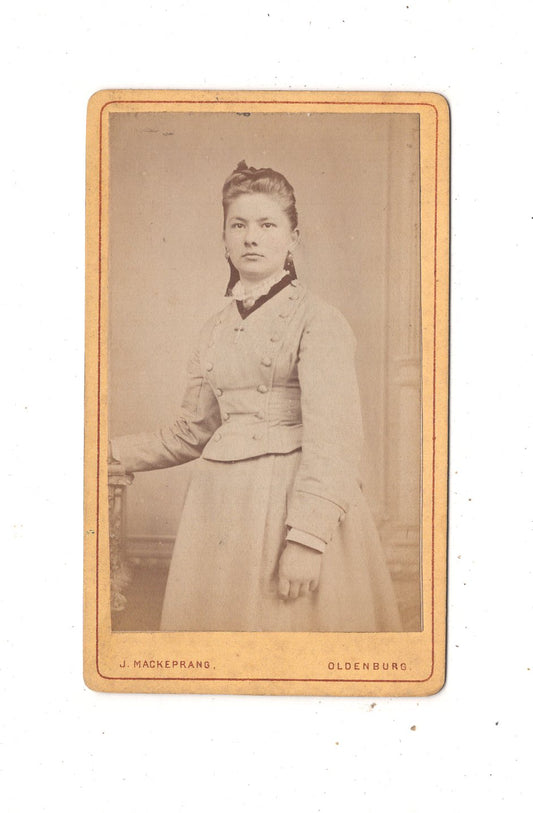 Fotografie Feine Dame - Oldenburg um 1870