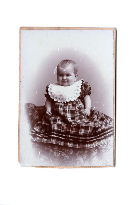 Fotografie Schönes Kinderbild / Baby - Elberfeld 1890er