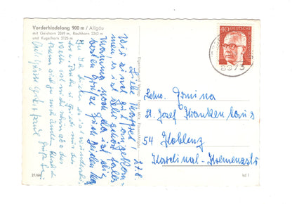 Ansichtskarte Vorderhindelang / Allgäu / H1-57