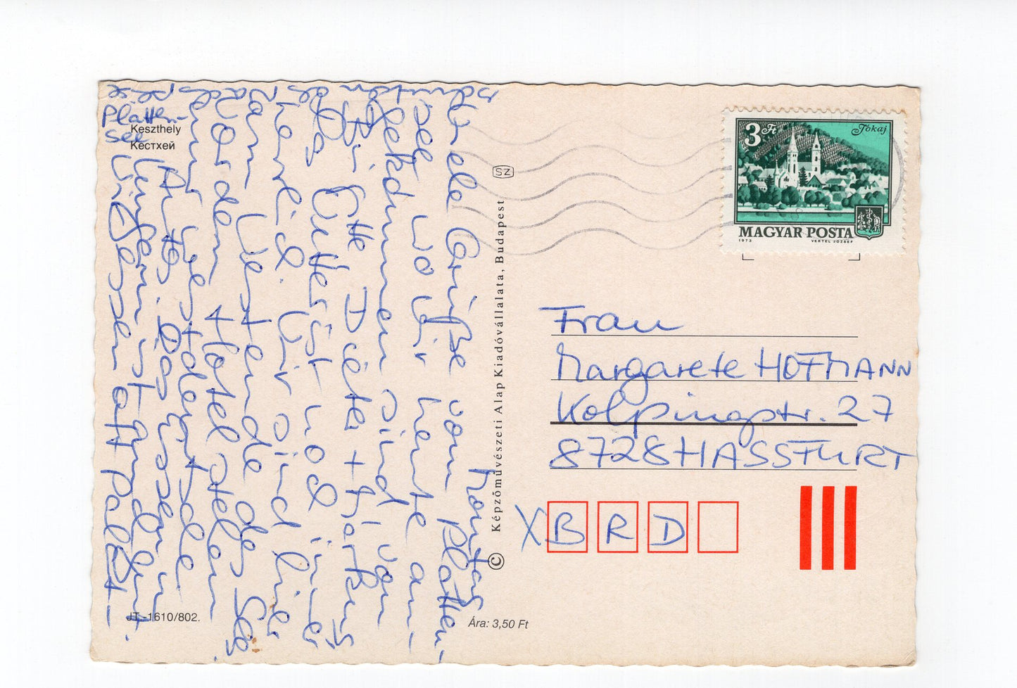 Ansichtskarte Keszthely / Ungarn