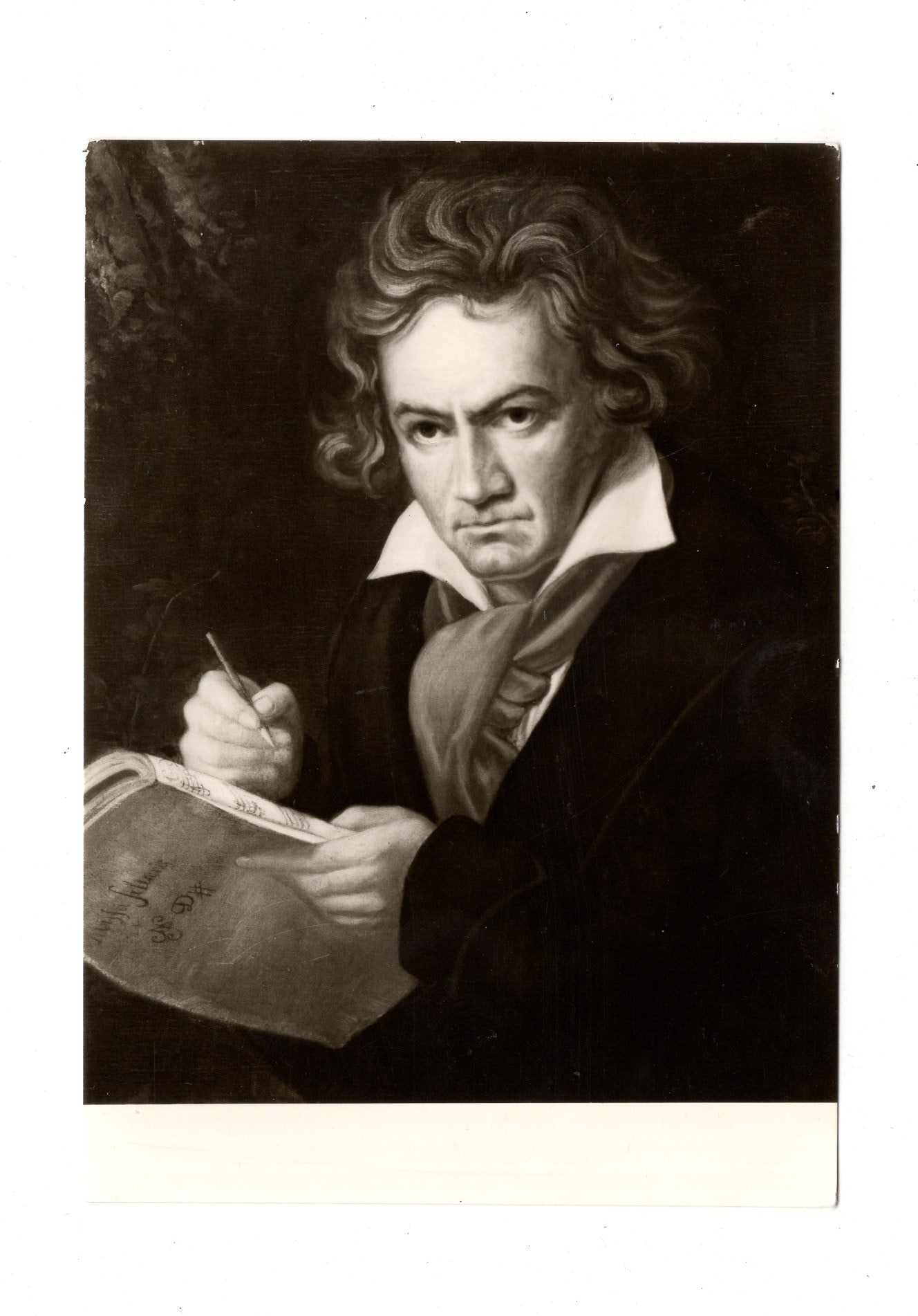 Ansichtskarte Komponist Ludwig van Beethoven