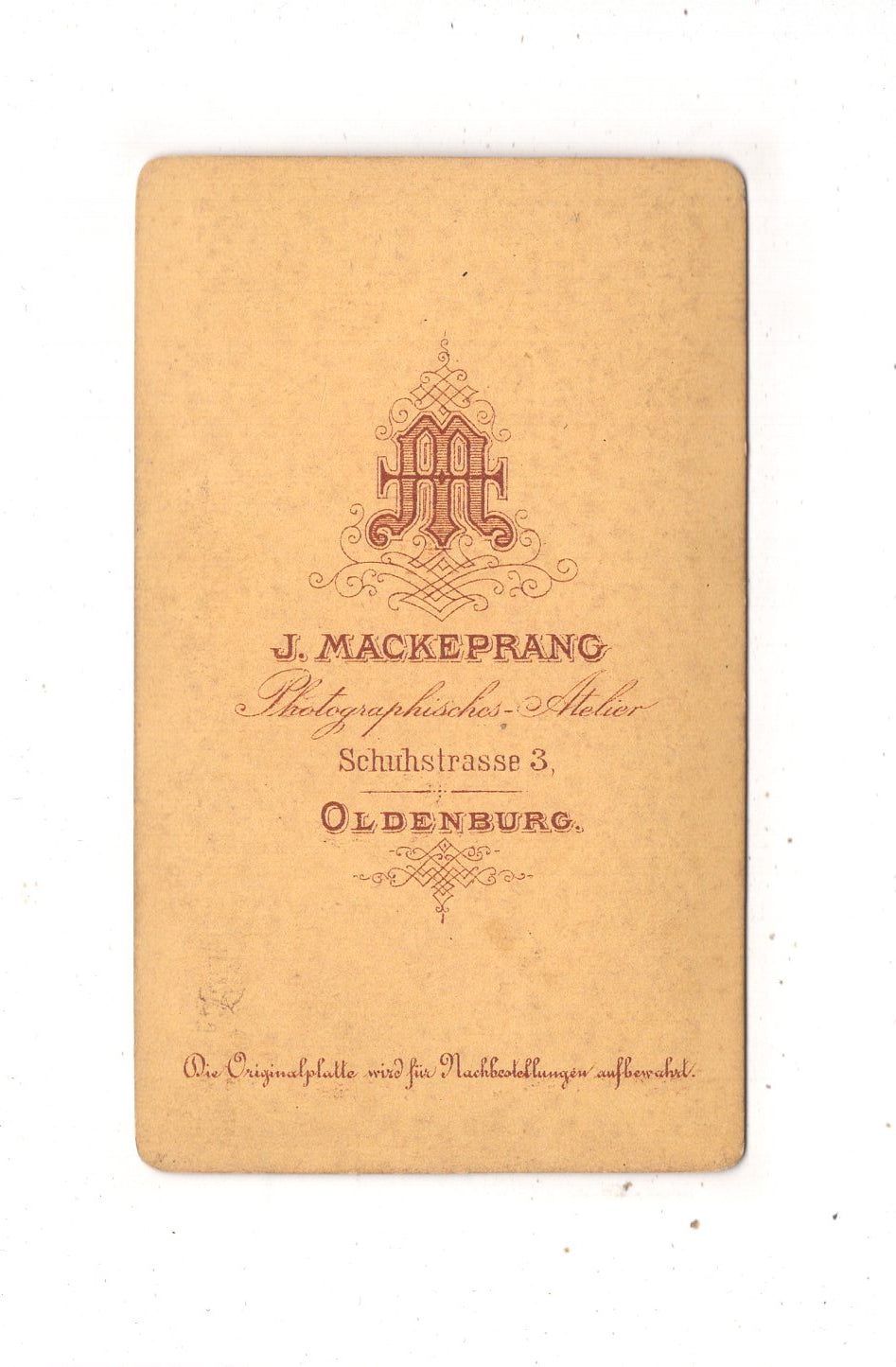 Fotografie Feine Dame - Oldenburg um 1870