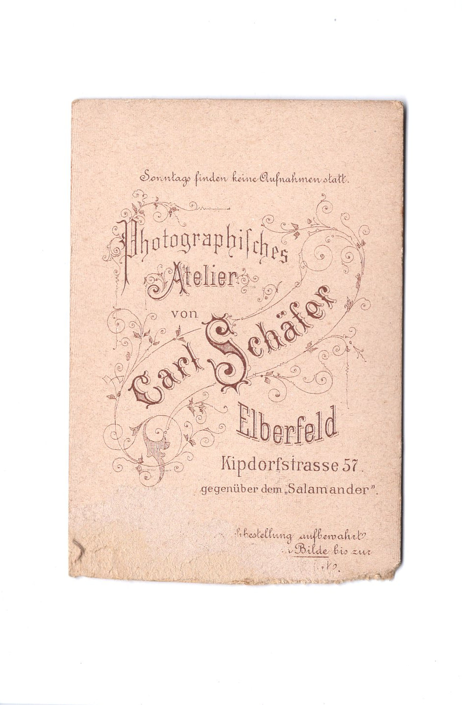 Fotografie Schönes Kinderbild / Baby - Elberfeld 1890er