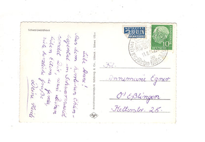 Ansichtskarte Schwarzwald / Schwarzwaldhaus / J1-68